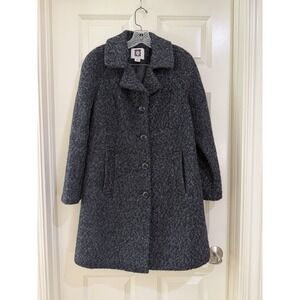 ANNE KLEIN women wool blend coat size M‎